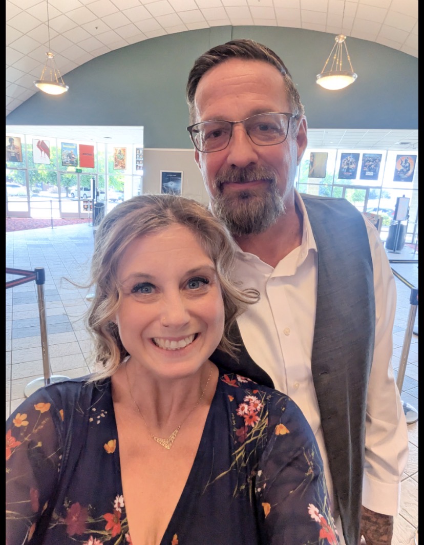 Rachael Field and Joe Field together